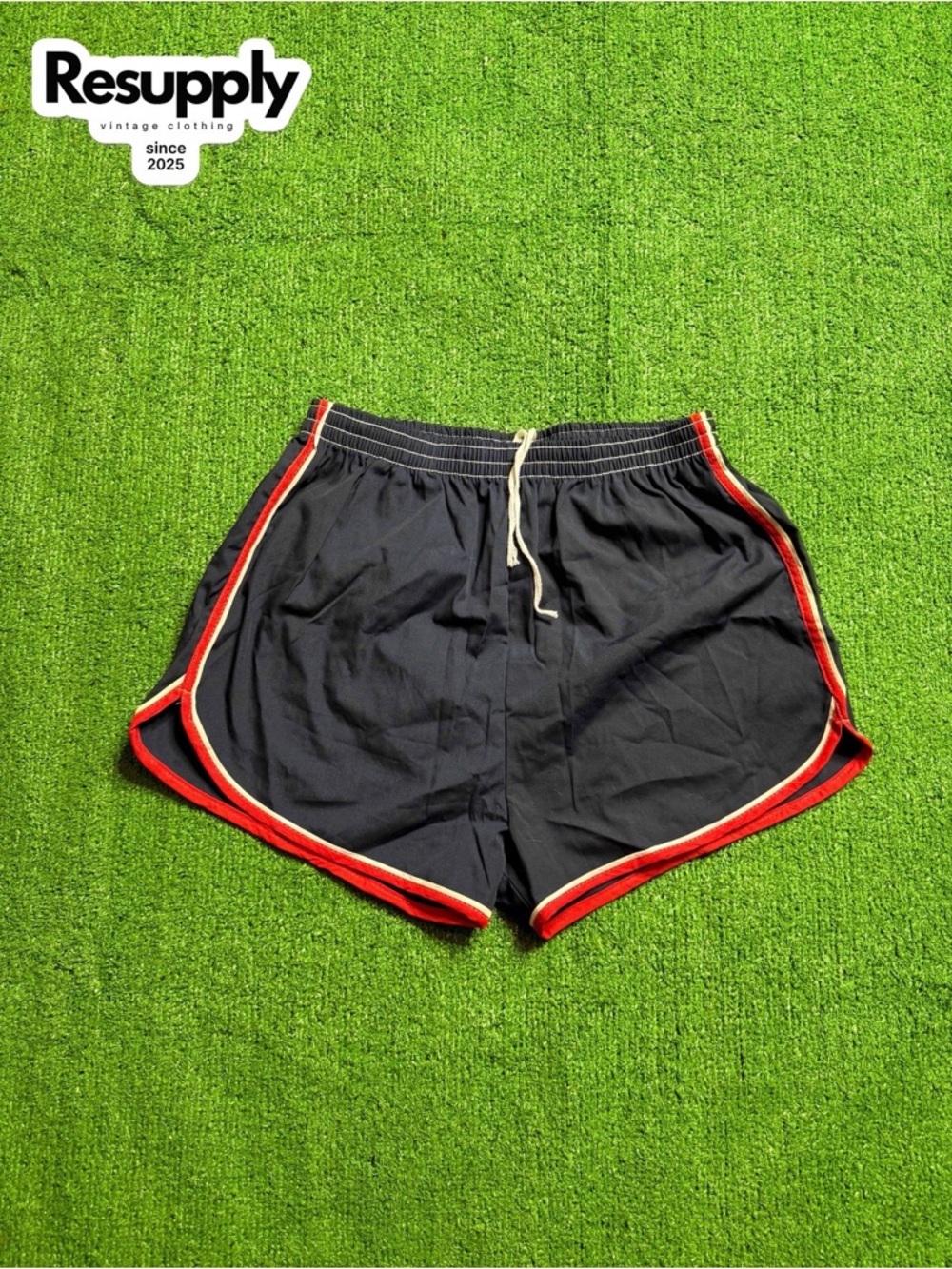 70’s Blue Red & White Shorts Woman’s Size XL